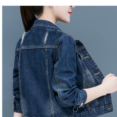 ÁO KHOÁC JEAN FORM NGẮN PHỐI VIỀN SỌC THỜI TRANG - NK318